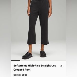 Lululemon Softstreme Crop